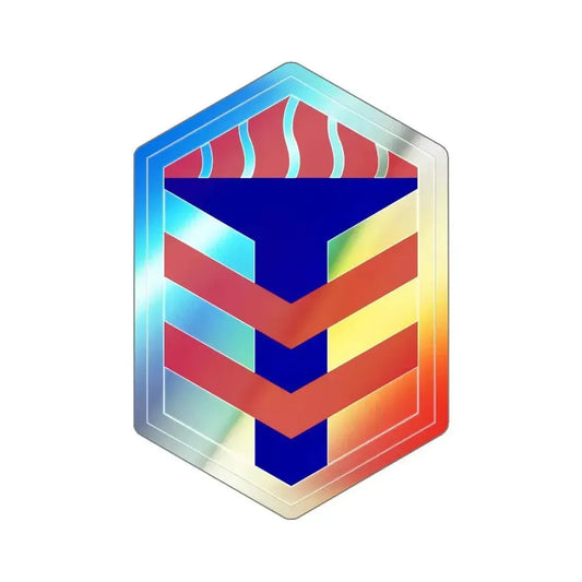 5th Armored Brigade (U.S. Army) Holographic STICKER Die-Cut Vinyl Decal 6 Inch Holographic - The Sticker Space