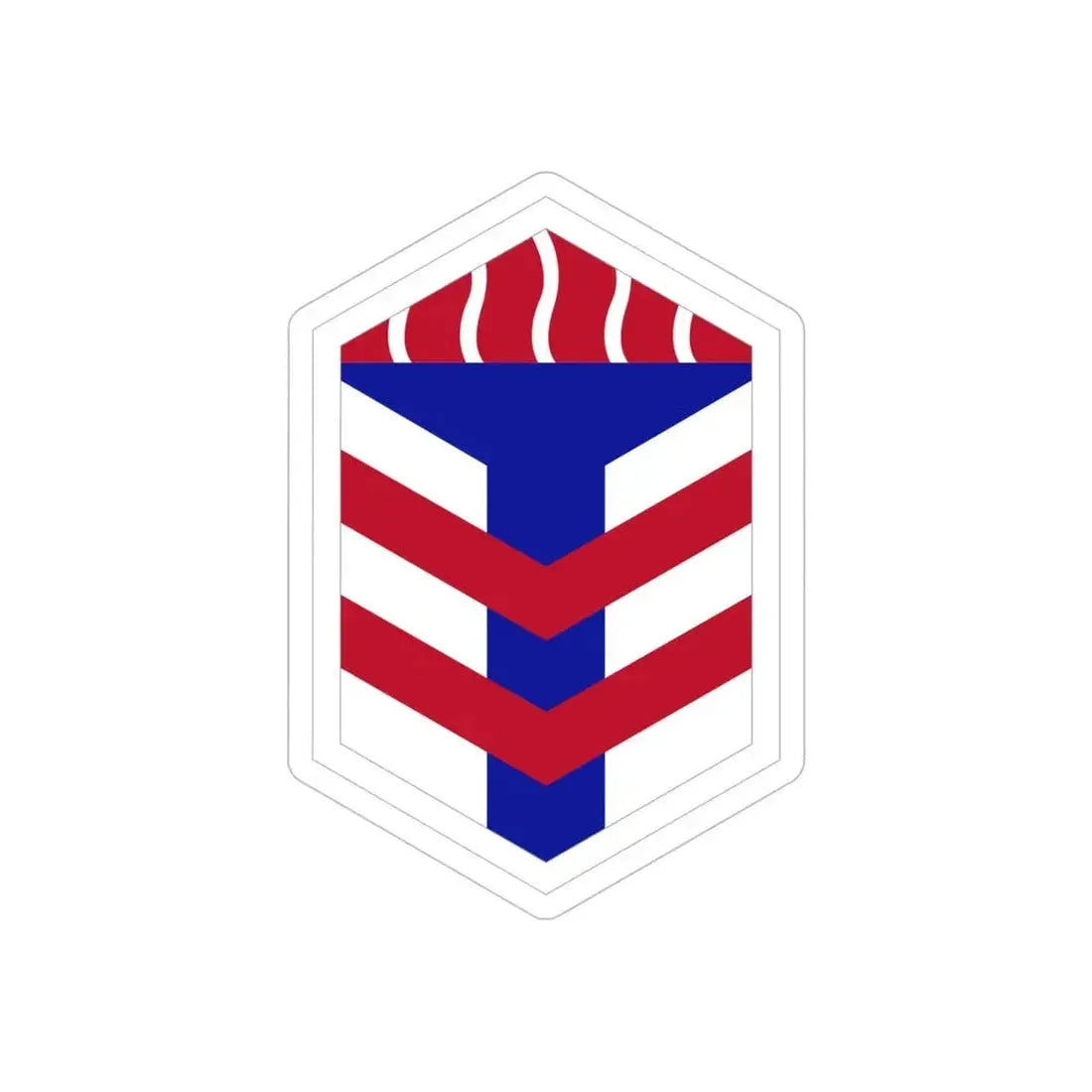 5th Armored Brigade (U.S. Army) REVERSE PRINT Transparent Die-Cut STICKER - The Sticker Space