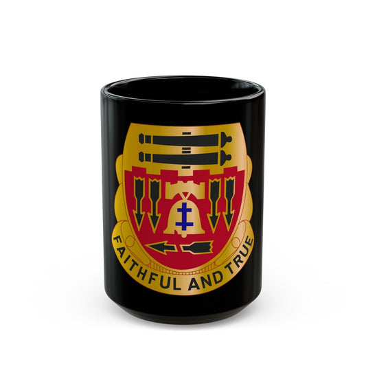 5th Artillery Regiment (U.S. Army) Black Coffee Mug-15oz-The Sticker Space