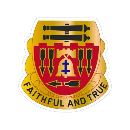 5th Artillery Regiment (U.S. Army) Transparent STICKER Die-Cut Vinyl Decal - The Sticker Space