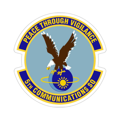 5th Communications Squadron (U.S. Air Force) STICKER Vinyl Die-Cut Decal-2 Inch-The Sticker Space