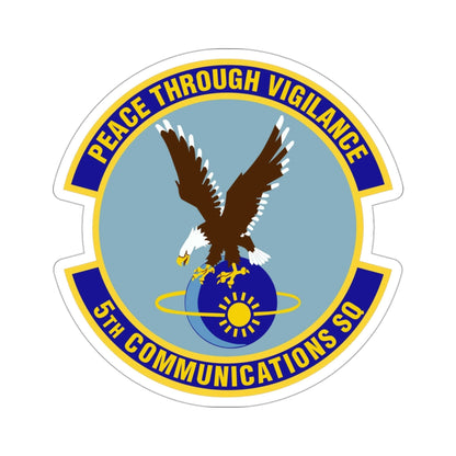 5th Communications Squadron (U.S. Air Force) STICKER Vinyl Die-Cut Decal-3 Inch-The Sticker Space