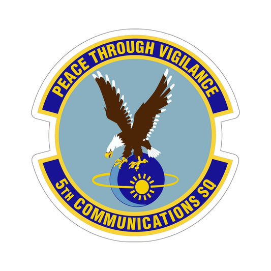 5th Communications Squadron (U.S. Air Force) STICKER Vinyl Die-Cut Decal-6 Inch-The Sticker Space