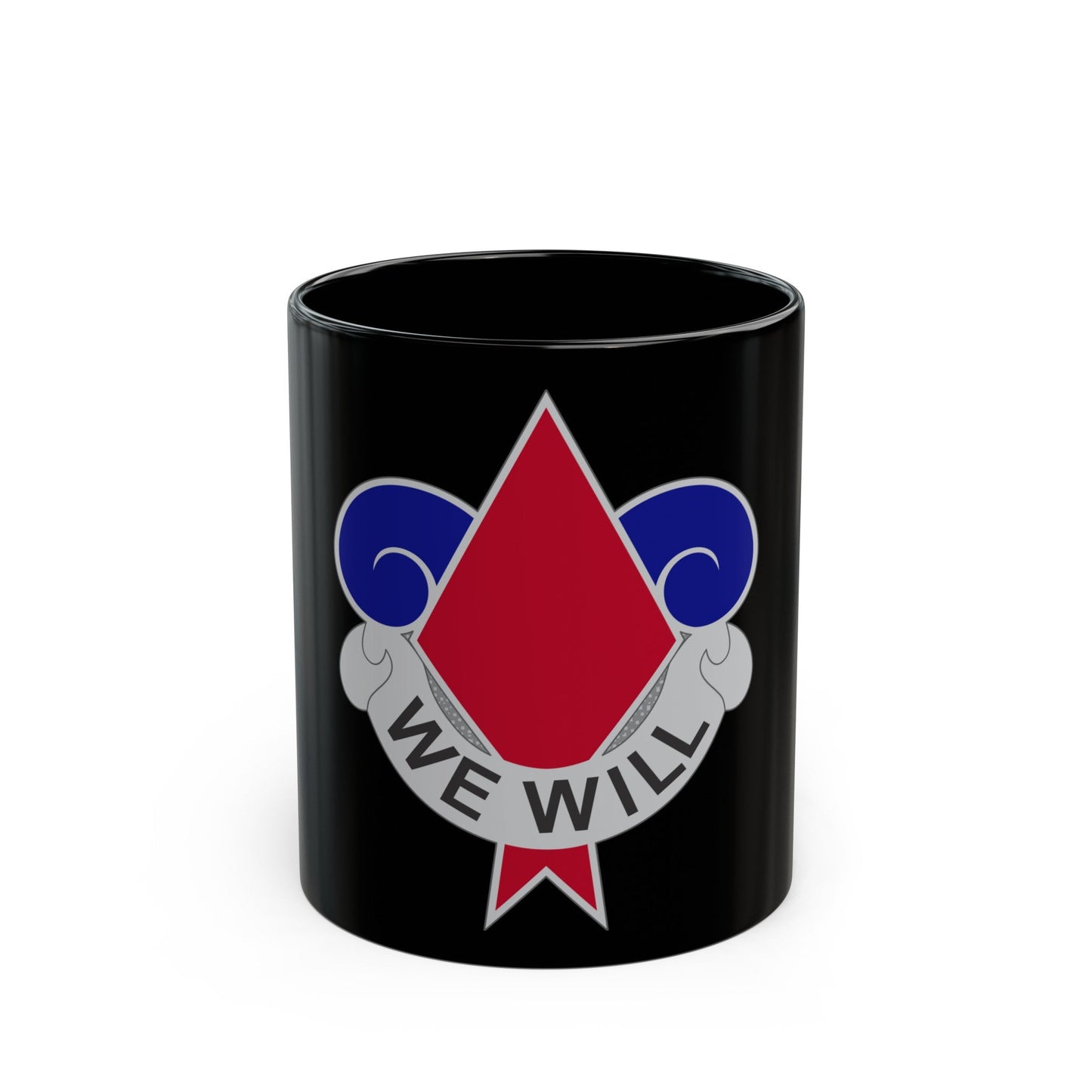 5th Infantry Division (U.S. Army) Black Coffee Mug-11oz-The Sticker Space