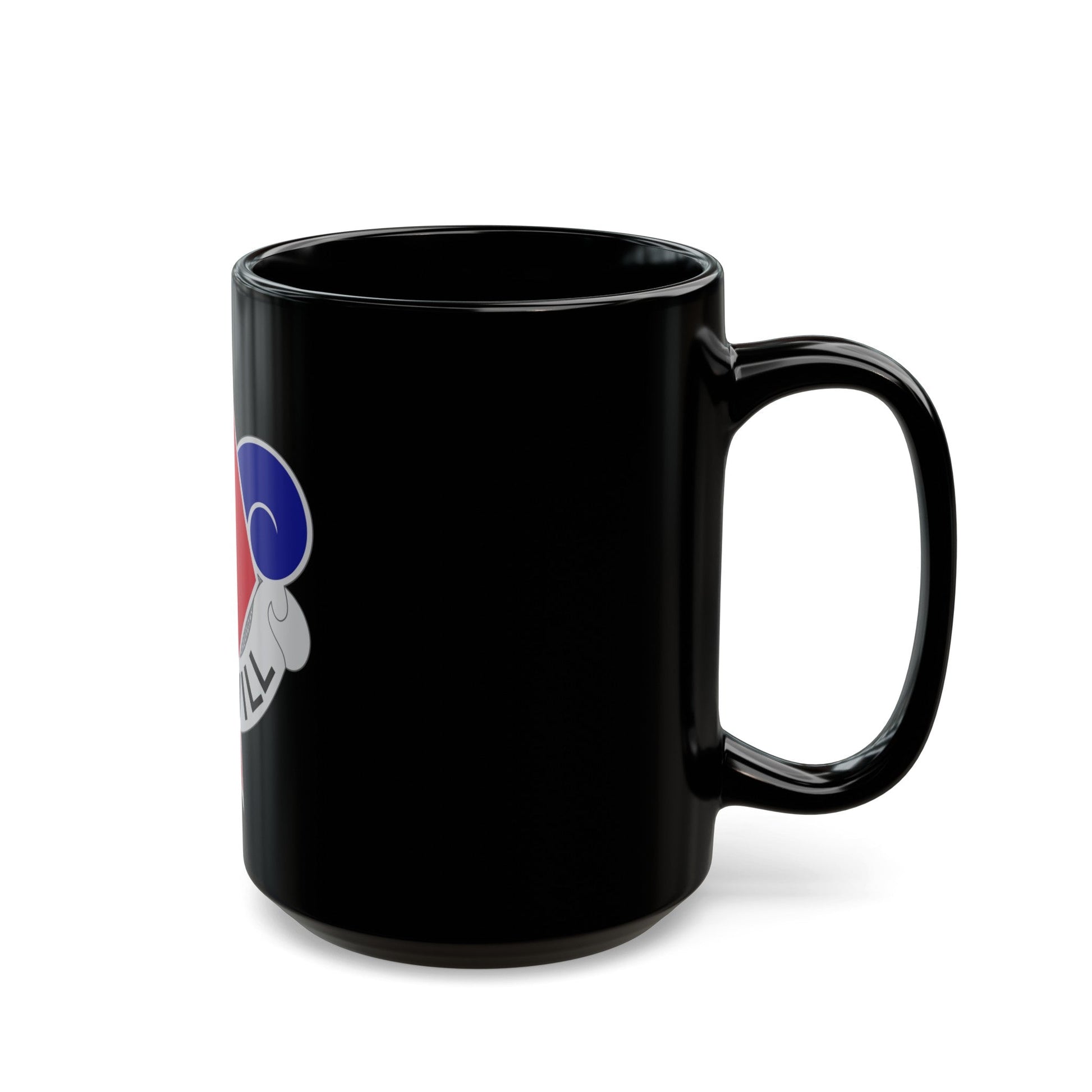 5th Infantry Division (U.S. Army) Black Coffee Mug-The Sticker Space