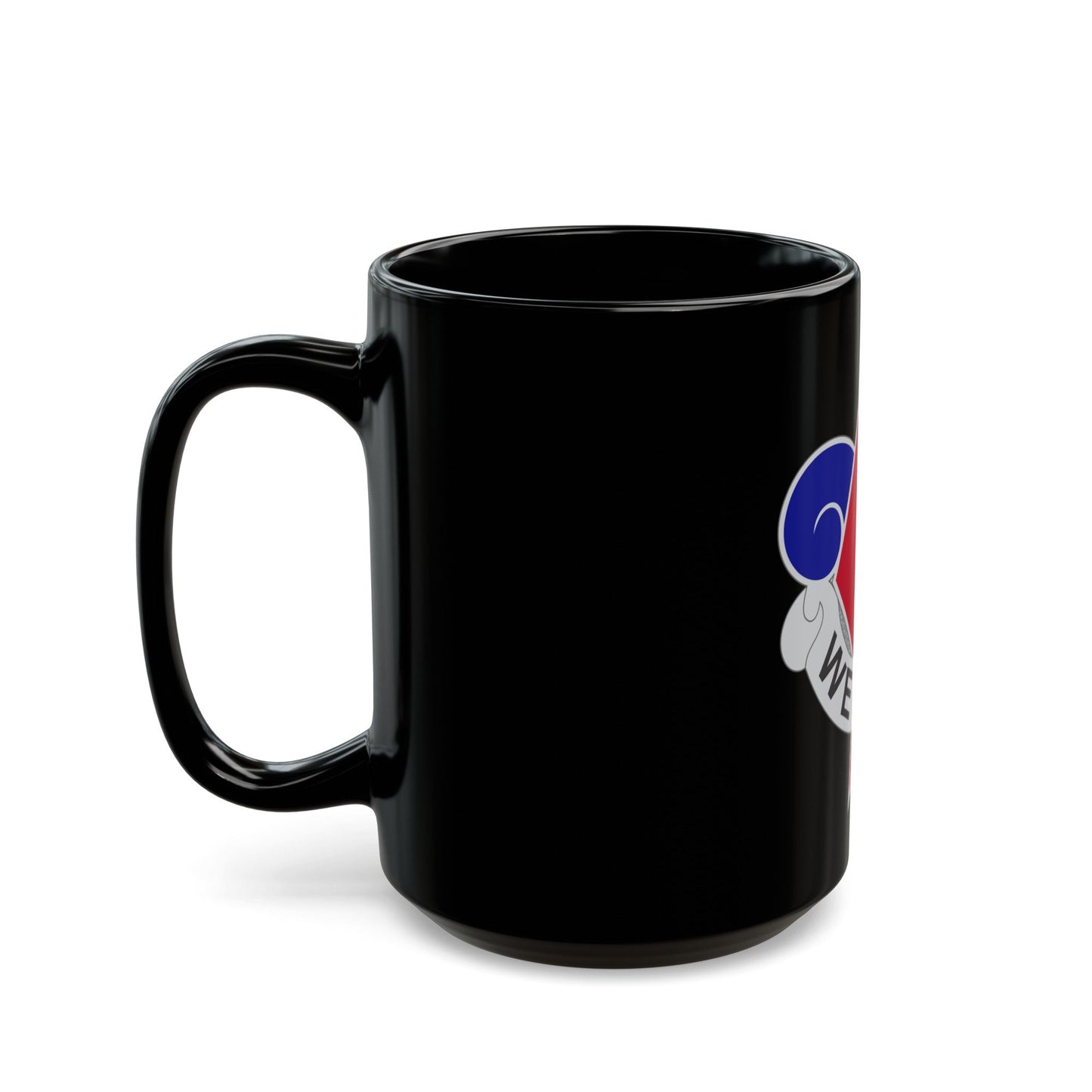 5th Infantry Division (U.S. Army) Black Coffee Mug-The Sticker Space