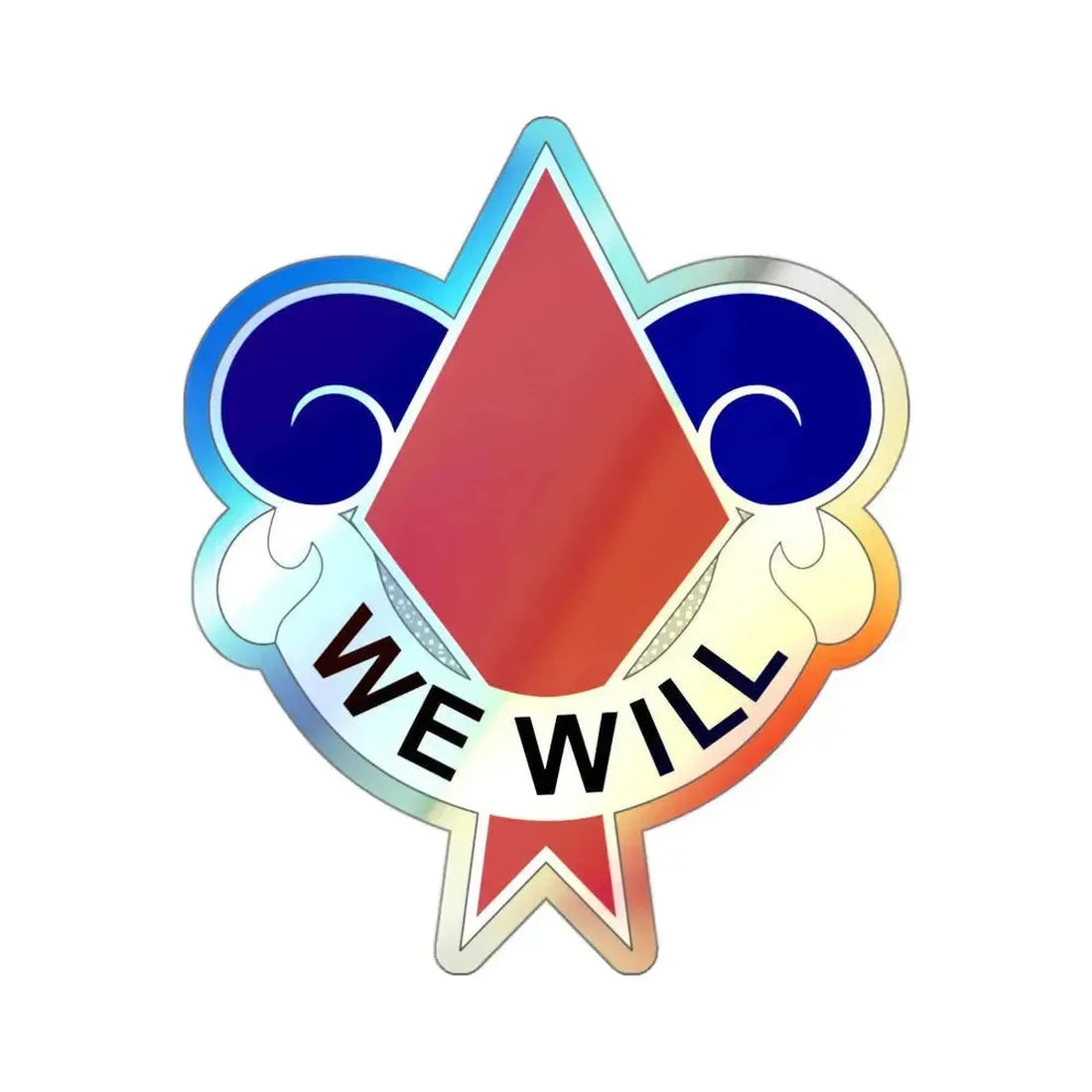 5th Infantry Division (U.S. Army) Holographic STICKER Die-Cut Vinyl Decal 3 Inch Holographic - The Sticker Space