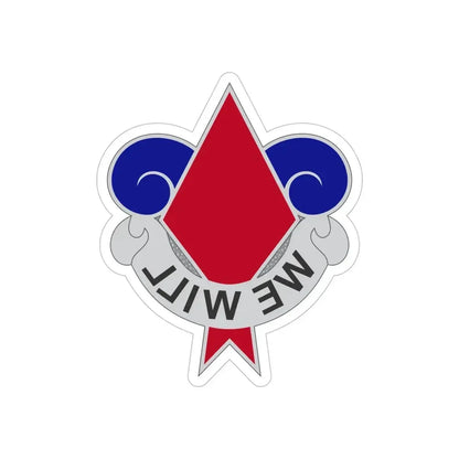 5th Infantry Division (U.S. Army) REVERSE PRINT Transparent Die-Cut STICKER - The Sticker Space