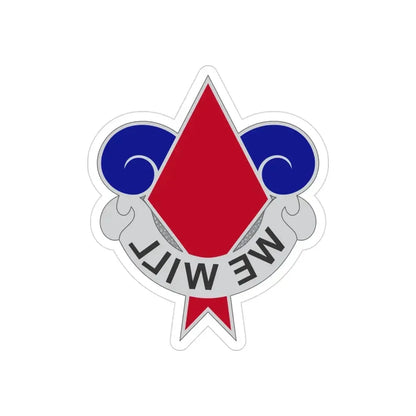 5th Infantry Division (U.S. Army) REVERSE PRINT Transparent Die-Cut STICKER - The Sticker Space
