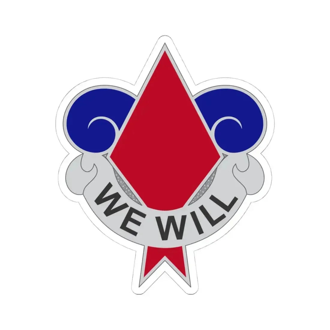 5th Infantry Division (U.S. Army) STICKER Vinyl Kiss-Cut Decal 4 Inch White - The Sticker Space