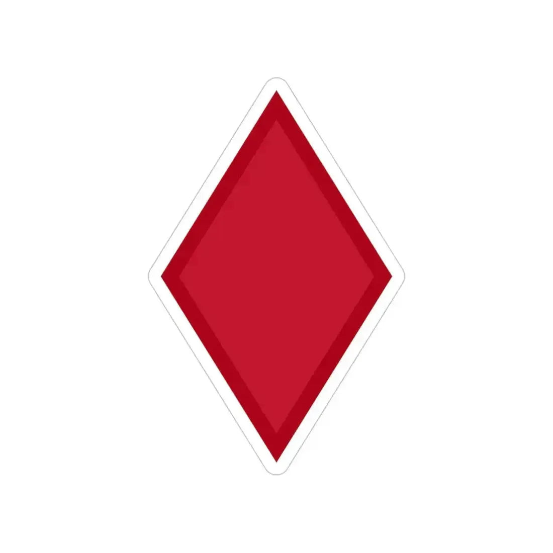 5th Infantry Division (U.S. Army) Transparent STICKER Die-Cut Vinyl Decal 4 Inch - The Sticker Space