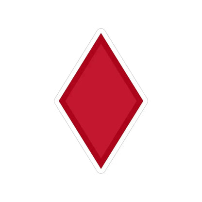 5th Infantry Division (U.S. Army) Transparent STICKER Die-Cut Vinyl Decal 4 Inch - The Sticker Space