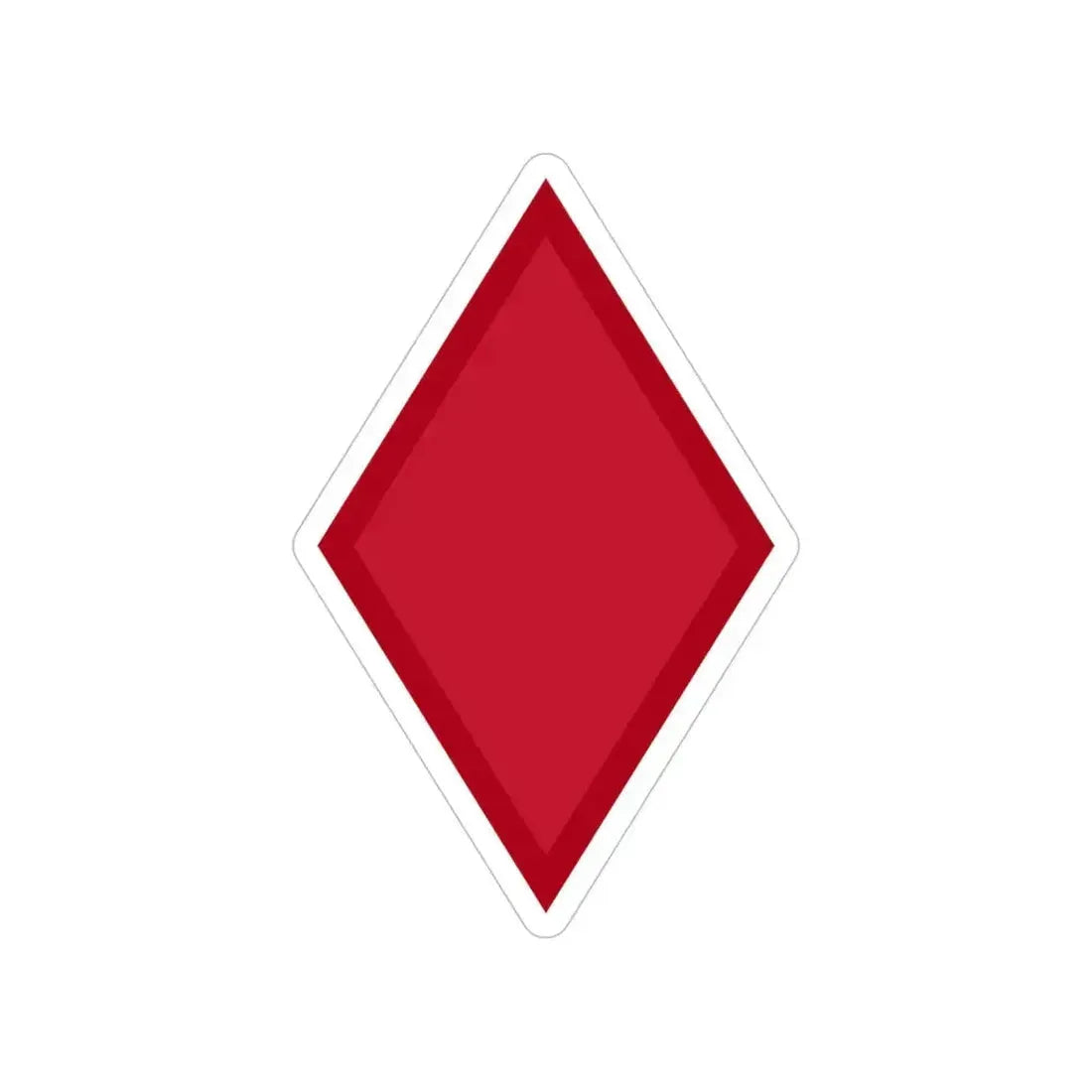 5th Infantry Division (U.S. Army) Transparent STICKER Die-Cut Vinyl Decal 5 Inch - The Sticker Space