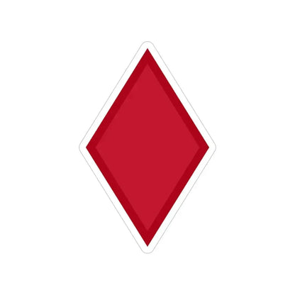 5th Infantry Division (U.S. Army) Transparent STICKER Die-Cut Vinyl Decal 5 Inch - The Sticker Space