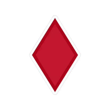 5th Infantry Division (U.S. Army) Transparent STICKER Die-Cut Vinyl Decal - The Sticker Space