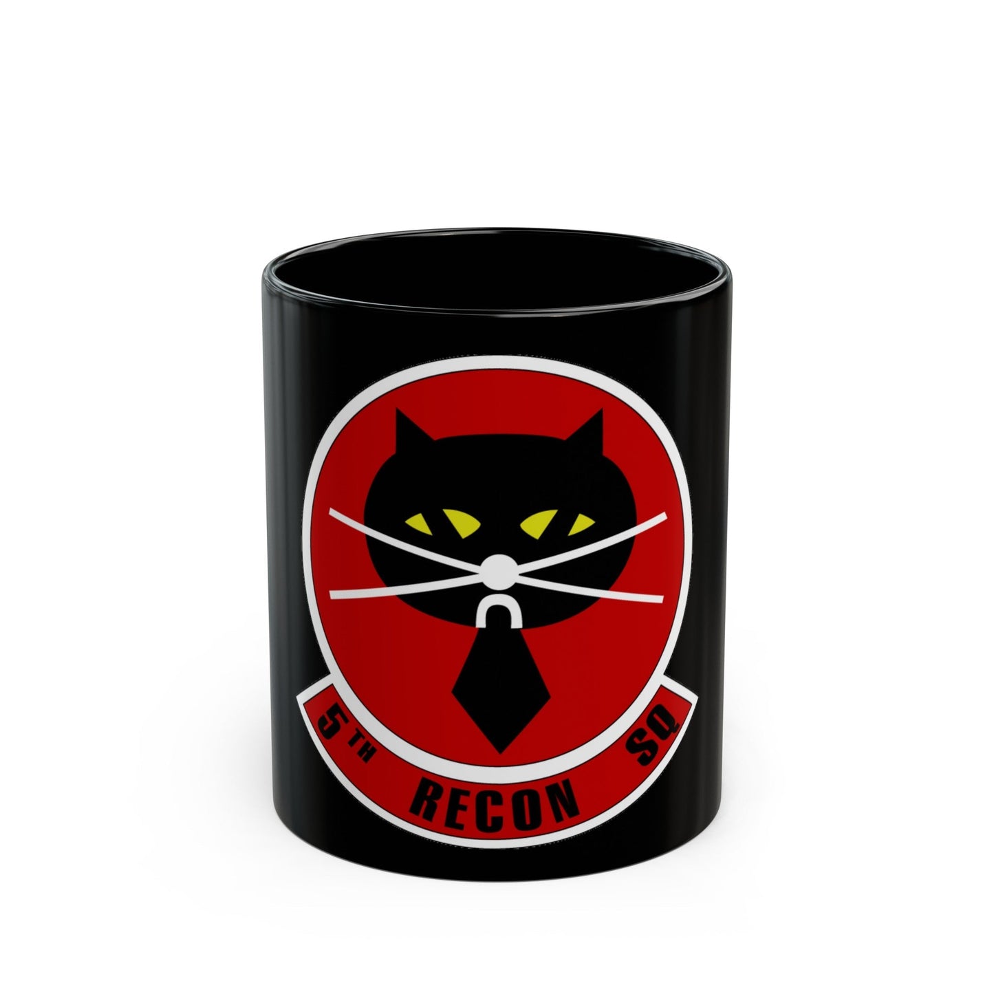 5th Reconnaissance Squadron (U.S. Air Force) Black Coffee Mug-11oz-The Sticker Space