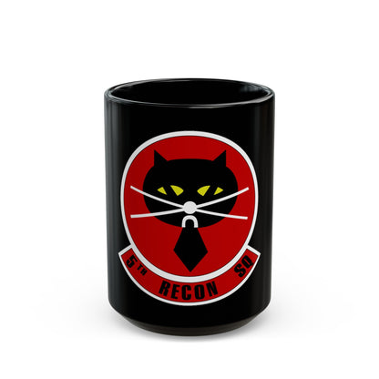 5th Reconnaissance Squadron (U.S. Air Force) Black Coffee Mug-15oz-The Sticker Space