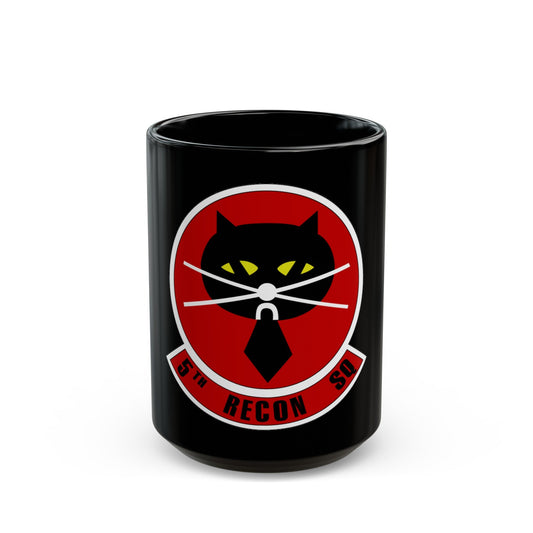 5th Reconnaissance Squadron (U.S. Air Force) Black Coffee Mug-15oz-The Sticker Space