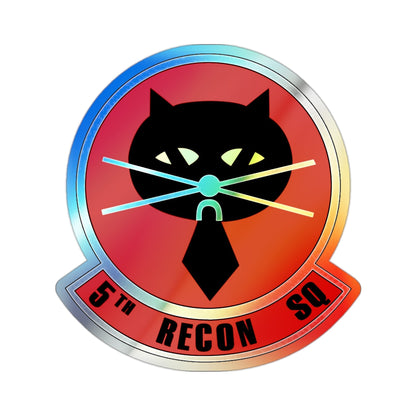 5th Reconnaissance Squadron (U.S. Air Force) Holographic STICKER Die-Cut Vinyl Decal-2 Inch-The Sticker Space