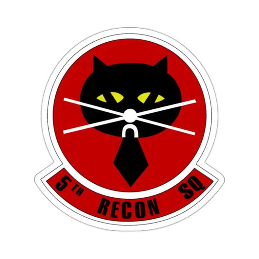 5th Reconnaissance Squadron (U.S. Air Force) STICKER Vinyl Kiss-Cut Decal 2 Inch White - The Sticker Space