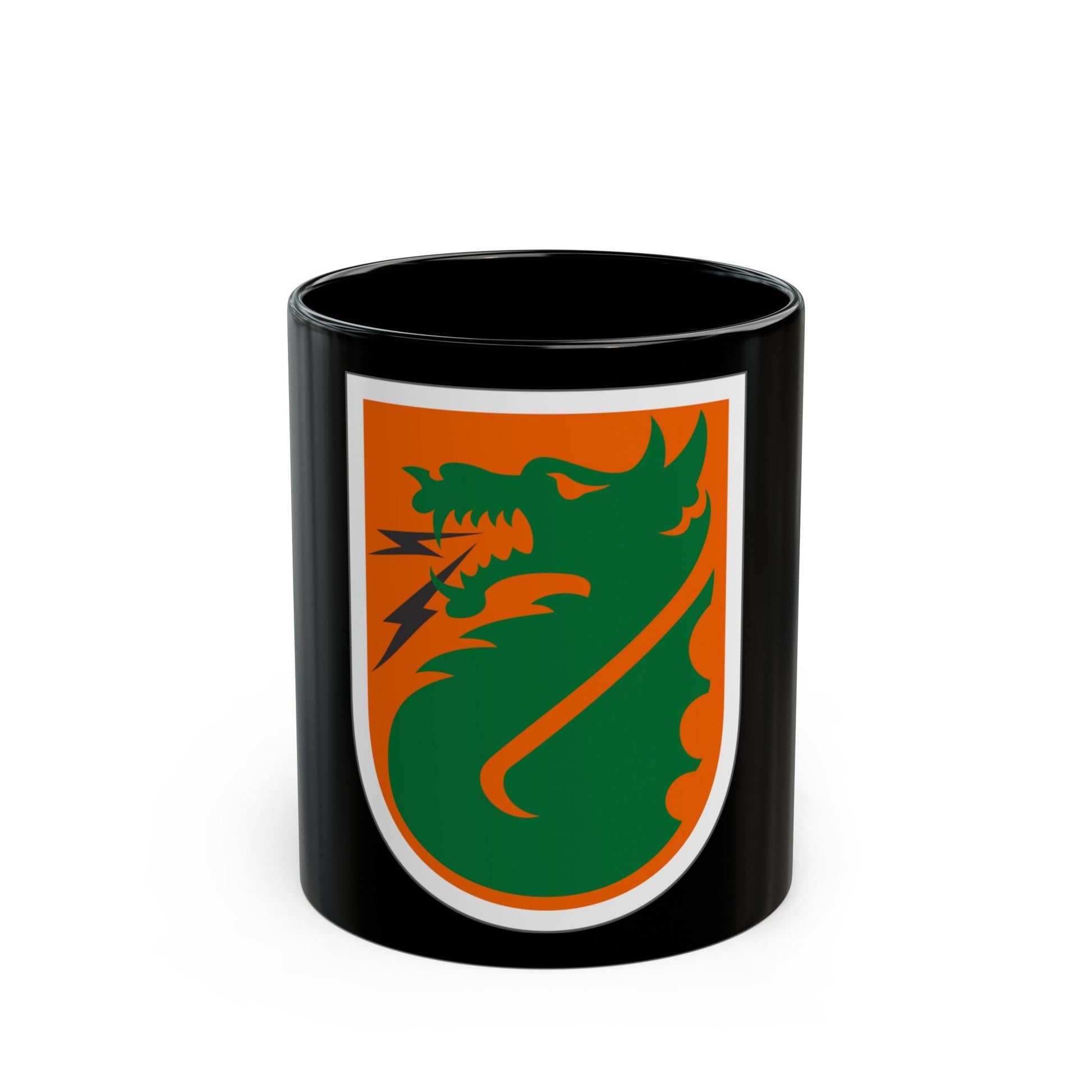 5th Signal Command (U.S. Army) Black Coffee Mug-11oz-The Sticker Space