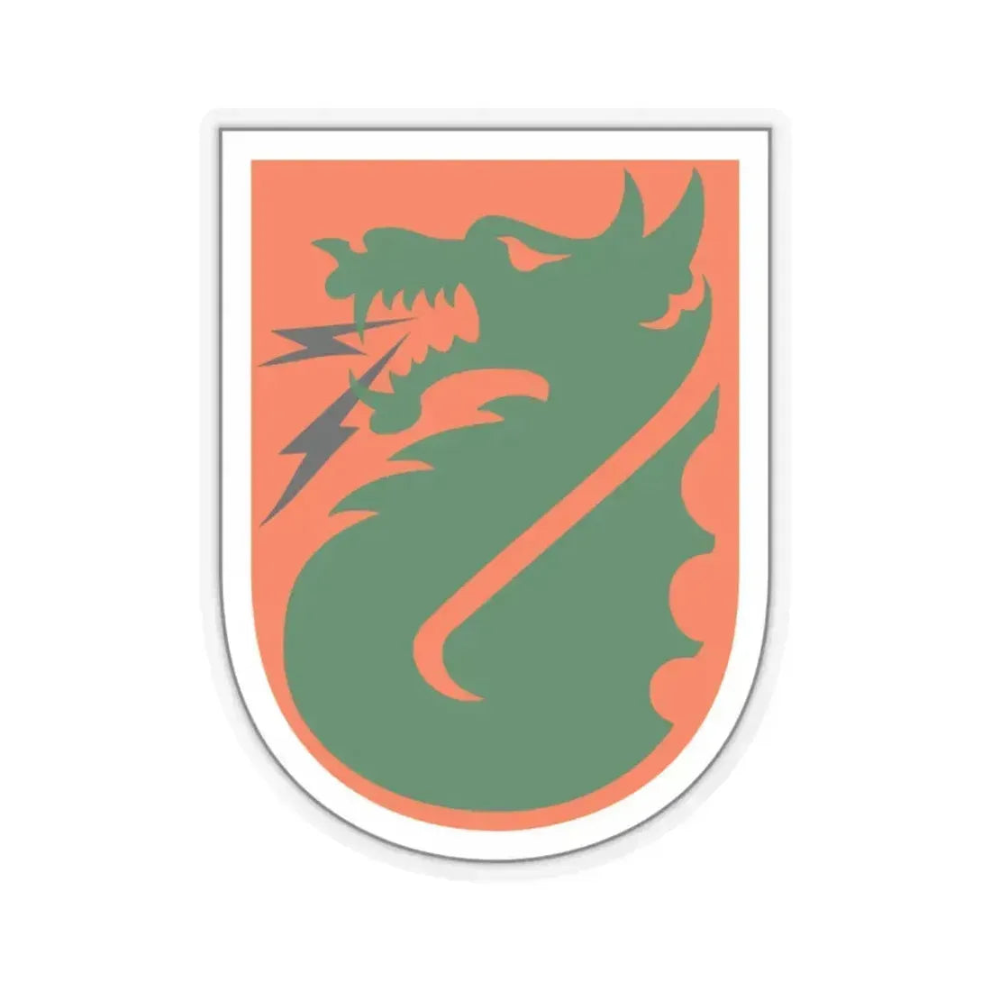 5th Signal Command (U.S. Army) STICKER Vinyl Kiss-Cut Decal 6 Inch Transparent - The Sticker Space