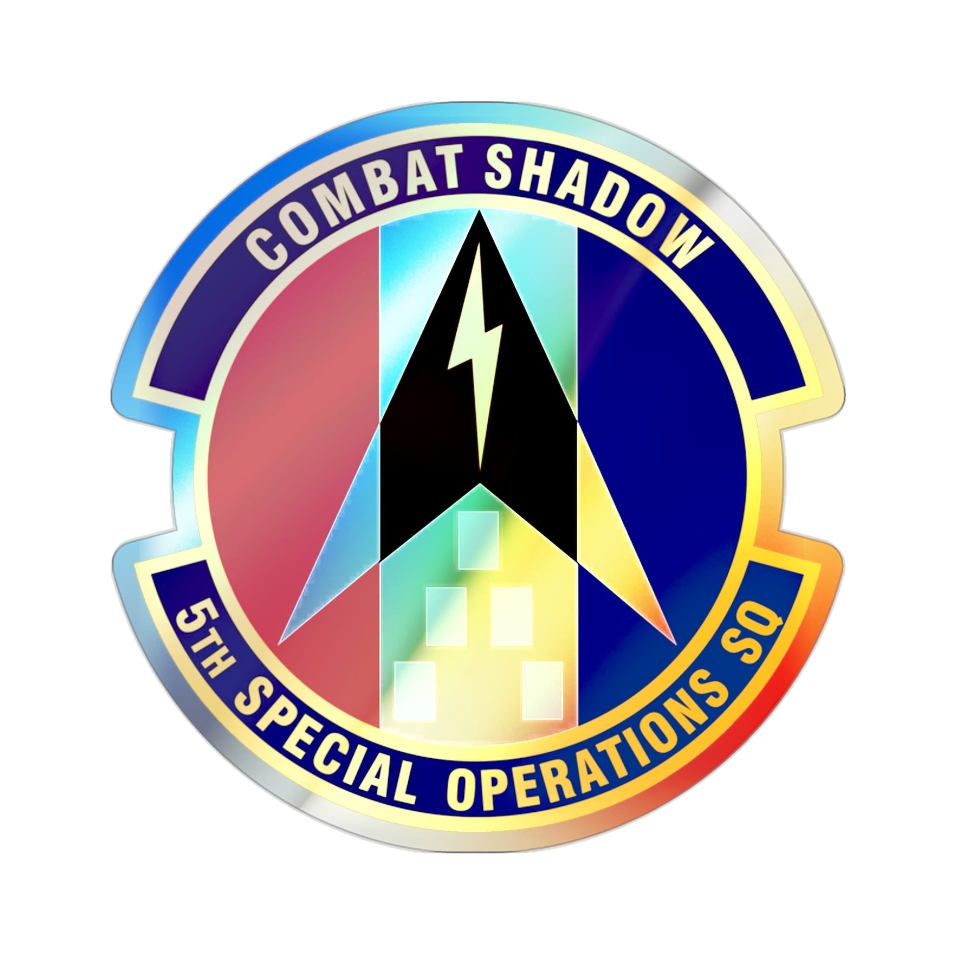 5th Special Operations Squadron (U.S. Air Force) Holographic STICKER Die-Cut Vinyl Decal-2 Inch-The Sticker Space