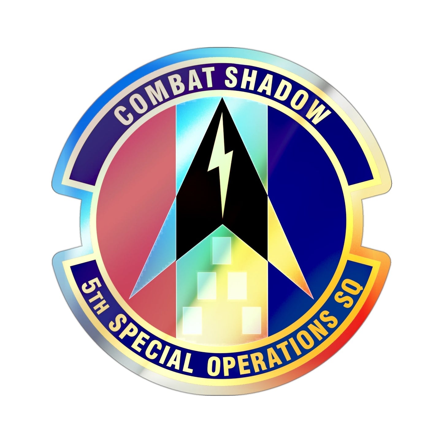 5th Special Operations Squadron (U.S. Air Force) Holographic STICKER Die-Cut Vinyl Decal-3 Inch-The Sticker Space