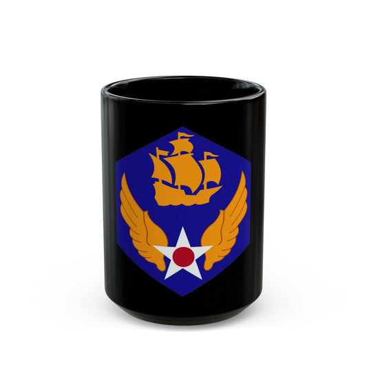 6 Air Force (U.S. Army) Black Coffee Mug-15oz-The Sticker Space