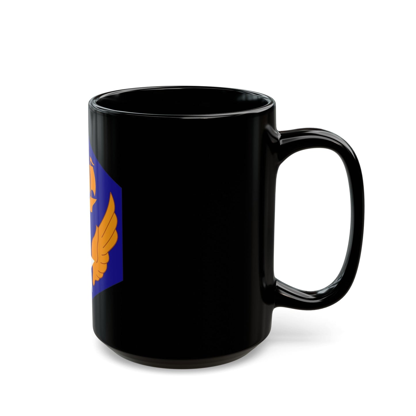 6 Air Force (U.S. Army) Black Coffee Mug-The Sticker Space