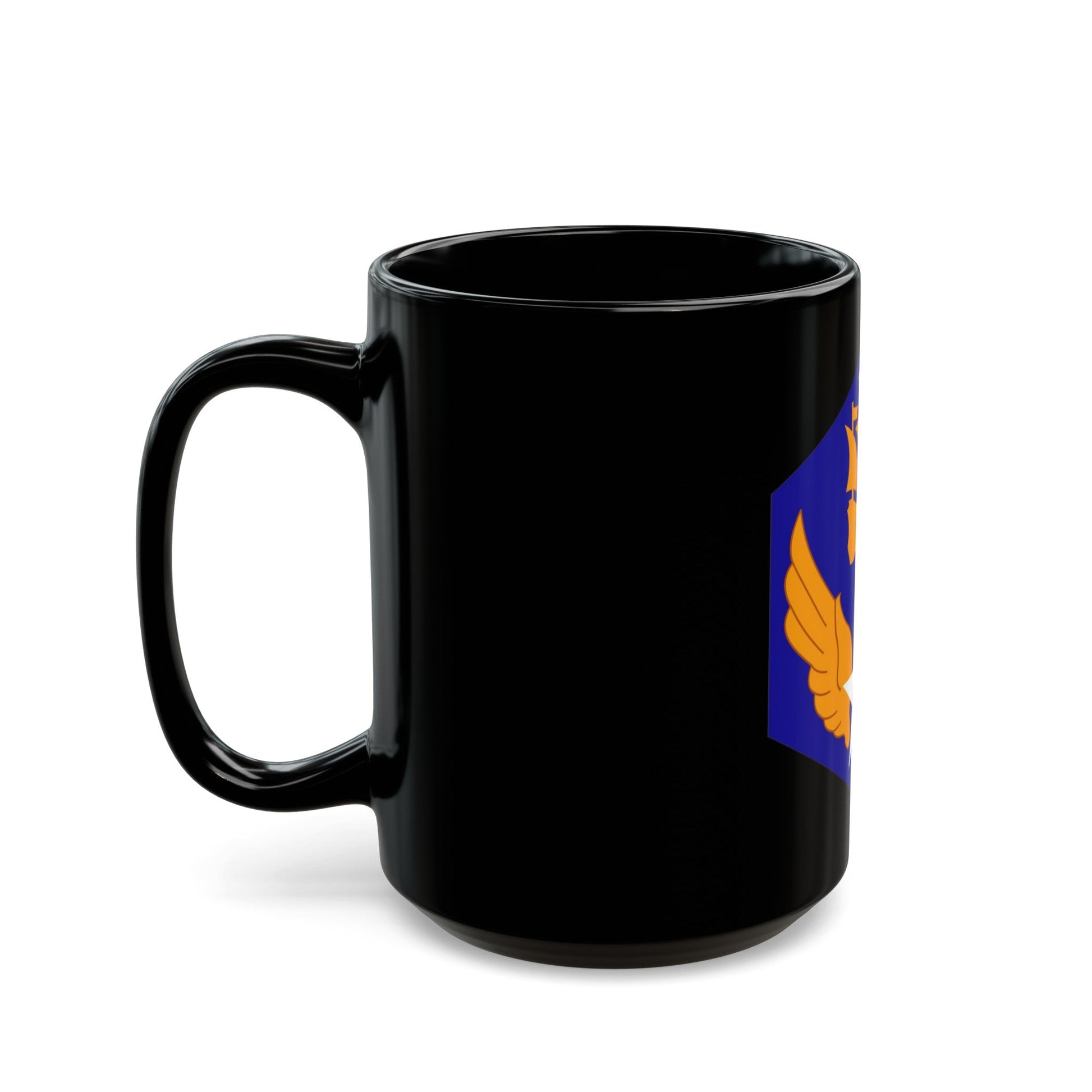 6 Air Force (U.S. Army) Black Coffee Mug-The Sticker Space