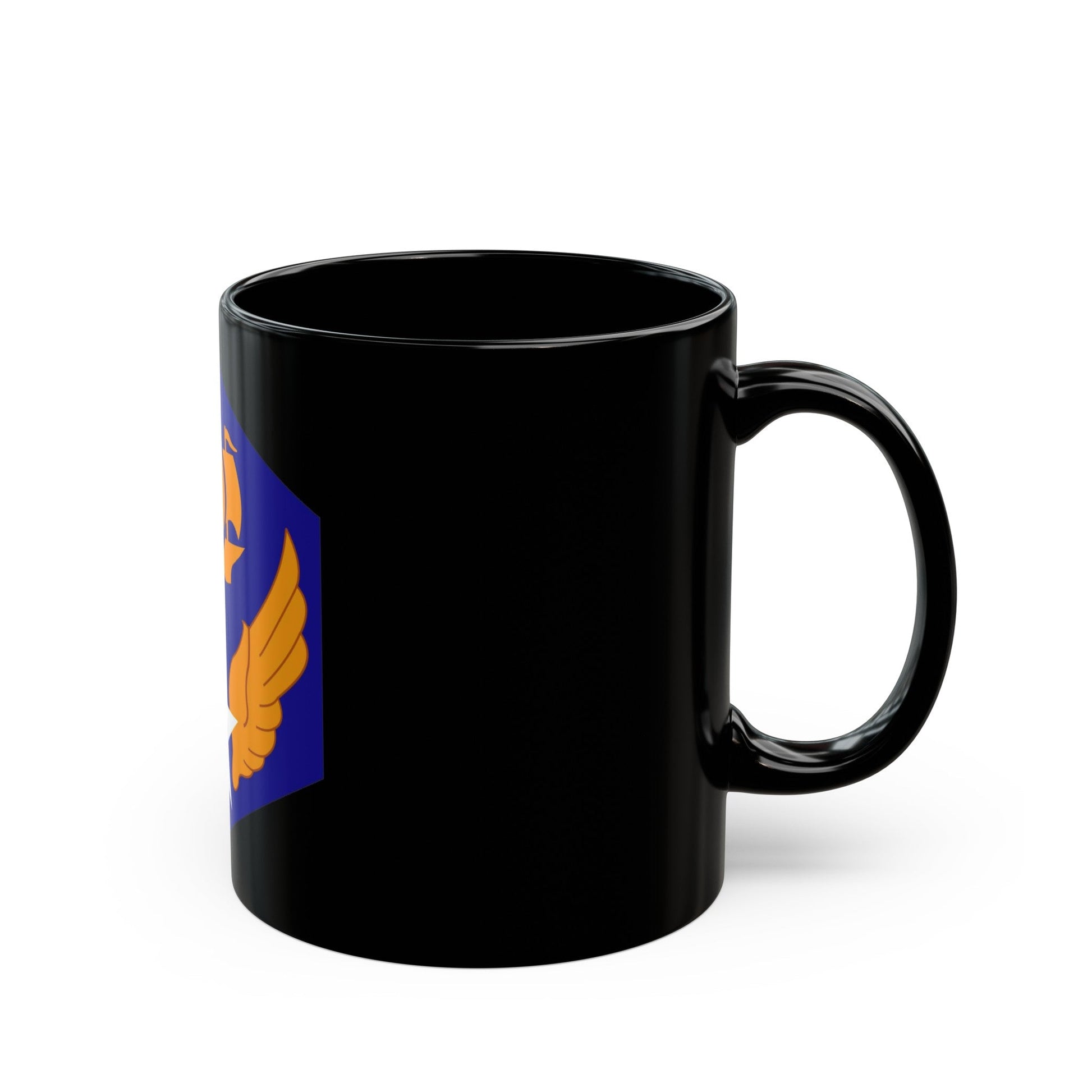 6 Air Force (U.S. Army) Black Coffee Mug-The Sticker Space