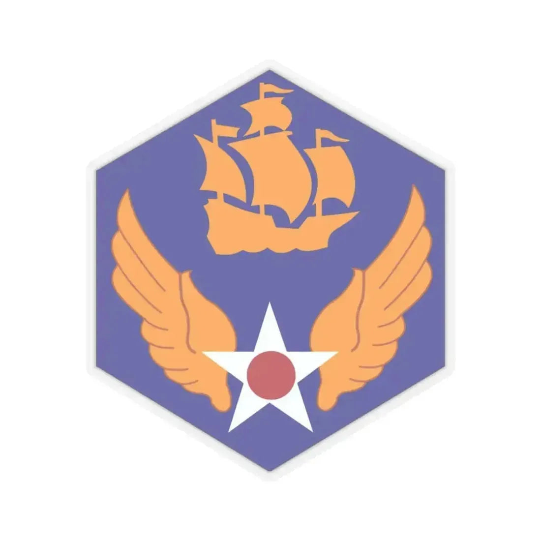 6 Air Force (U.S. Army) STICKER Vinyl Kiss-Cut Decal 3 Inch Transparent - The Sticker Space