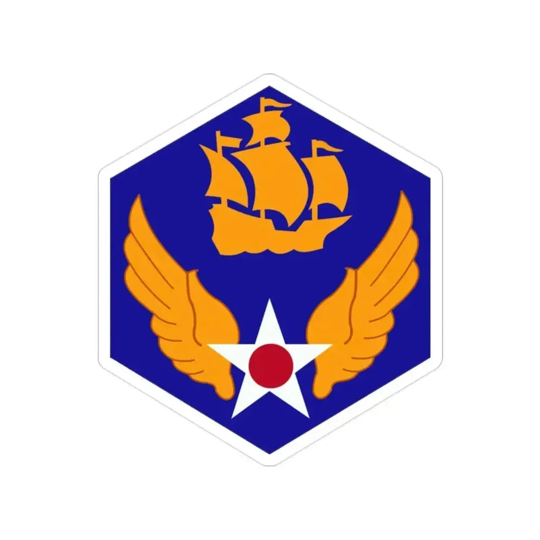 6 Air Force (U.S. Army) Transparent STICKER Die-Cut Vinyl Decal 2 Inch - The Sticker Space
