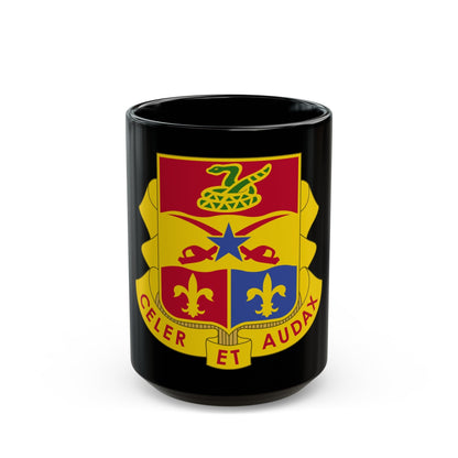 6 Artillery Regiment (U.S. Army) Black Coffee Mug-15oz-The Sticker Space