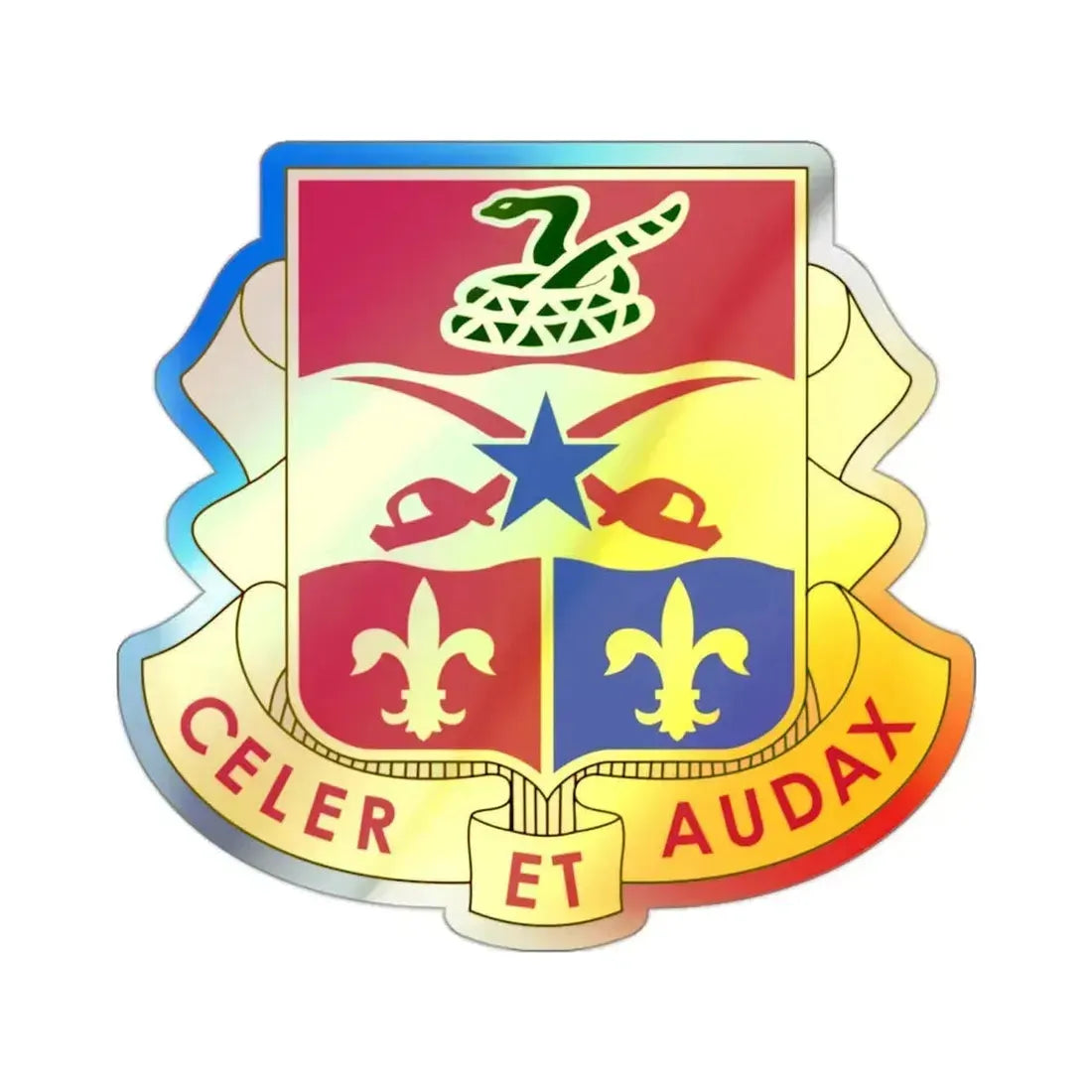 6 Artillery Regiment (U.S. Army) Holographic STICKER Die-Cut Vinyl Decal 2 Inch Holographic - The Sticker Space