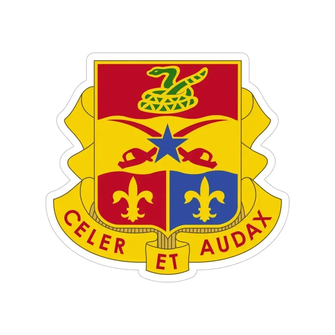 6 Artillery Regiment (U.S. Army) Transparent STICKER Die-Cut Vinyl Decal 6 Inch - The Sticker Space