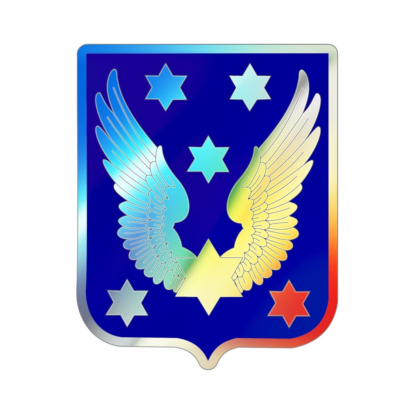 6 Aviation Battalion (U.S. Army) Holographic STICKER Die-Cut Vinyl Decal-4 Inch-The Sticker Space