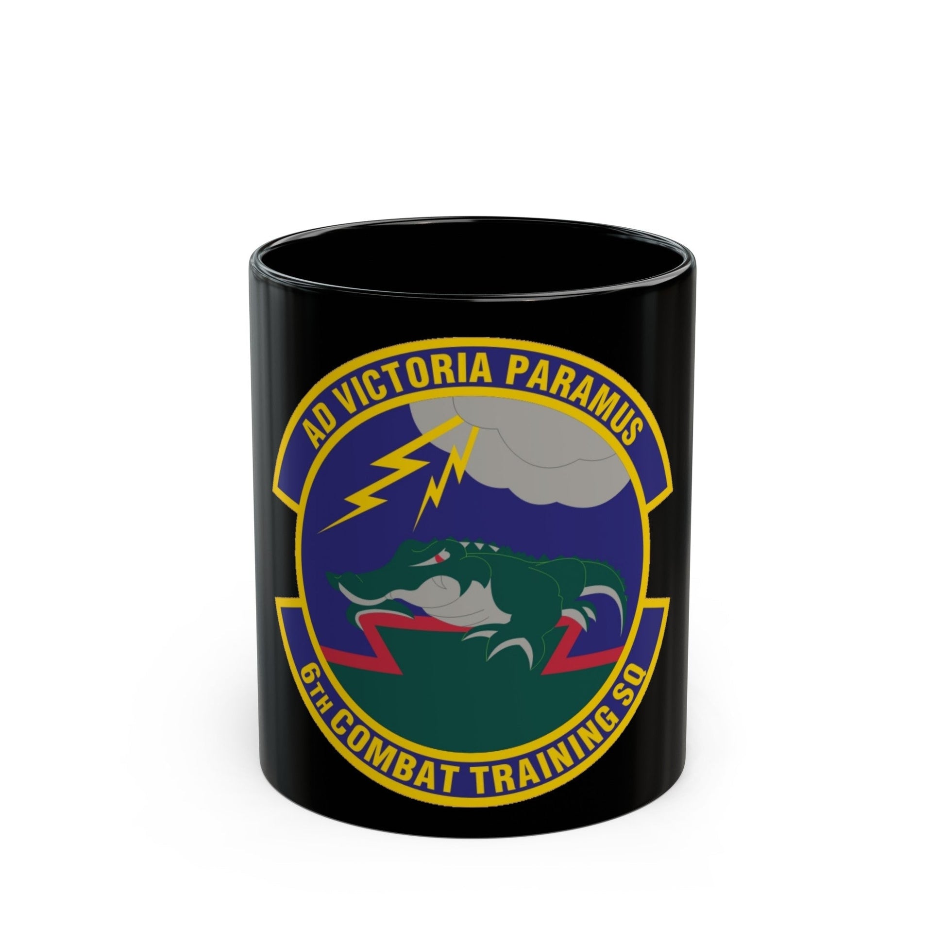 6 Combat Training Squadron ACC (U.S. Air Force) Black Coffee Mug-11oz-The Sticker Space