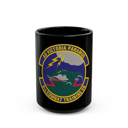 6 Combat Training Squadron ACC (U.S. Air Force) Black Coffee Mug-15oz-The Sticker Space