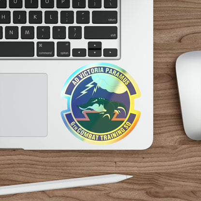 6 Combat Training Squadron ACC (U.S. Air Force) Holographic STICKER Die-Cut Vinyl Decal-The Sticker Space