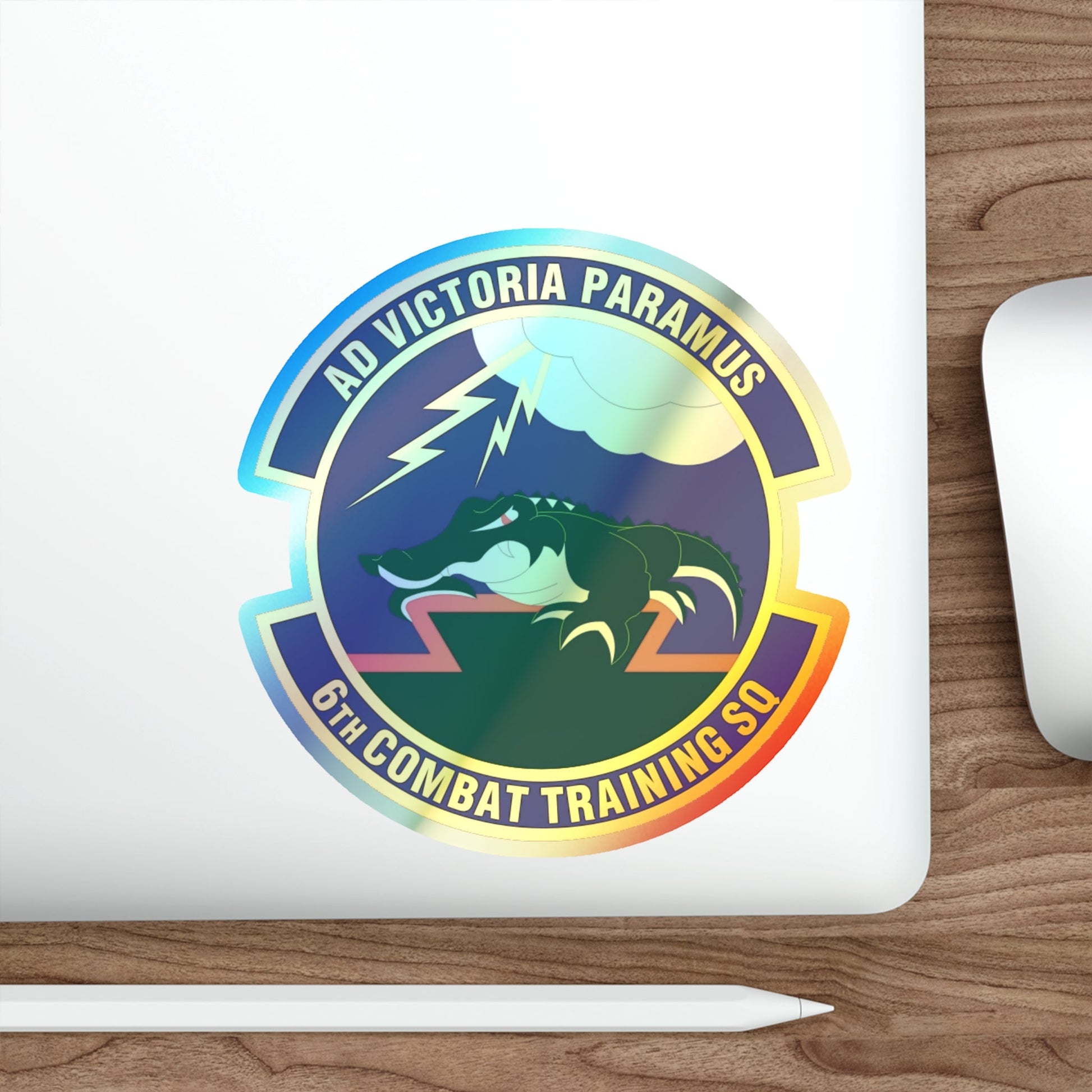 6 Combat Training Squadron ACC (U.S. Air Force) Holographic STICKER Die-Cut Vinyl Decal-The Sticker Space