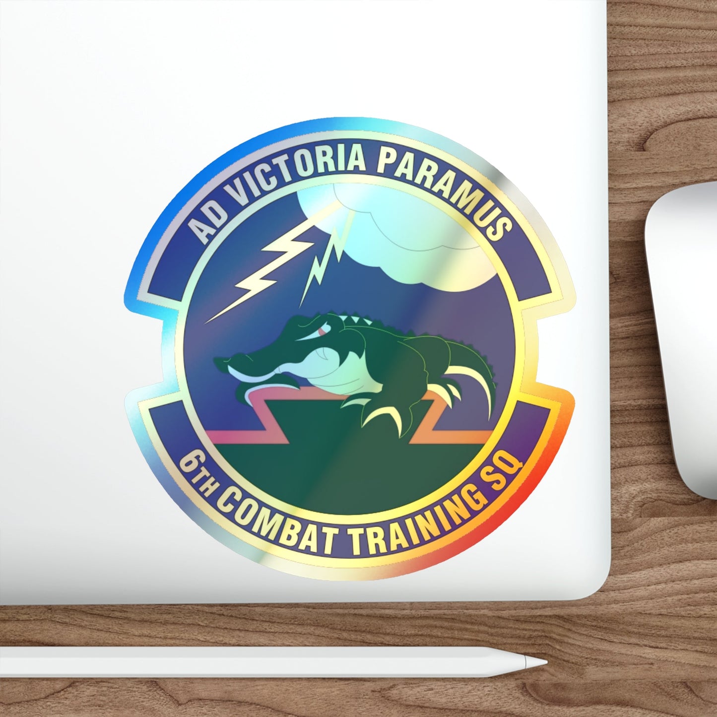 6 Combat Training Squadron ACC (U.S. Air Force) Holographic STICKER Die-Cut Vinyl Decal-The Sticker Space