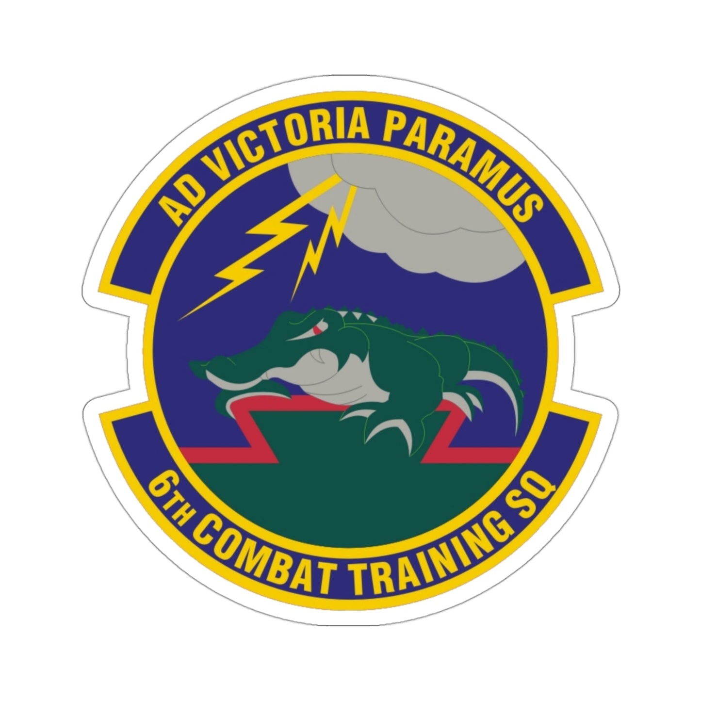 6 Combat Training Squadron ACC (U.S. Air Force) STICKER Vinyl Die-Cut Decal-3 Inch-The Sticker Space