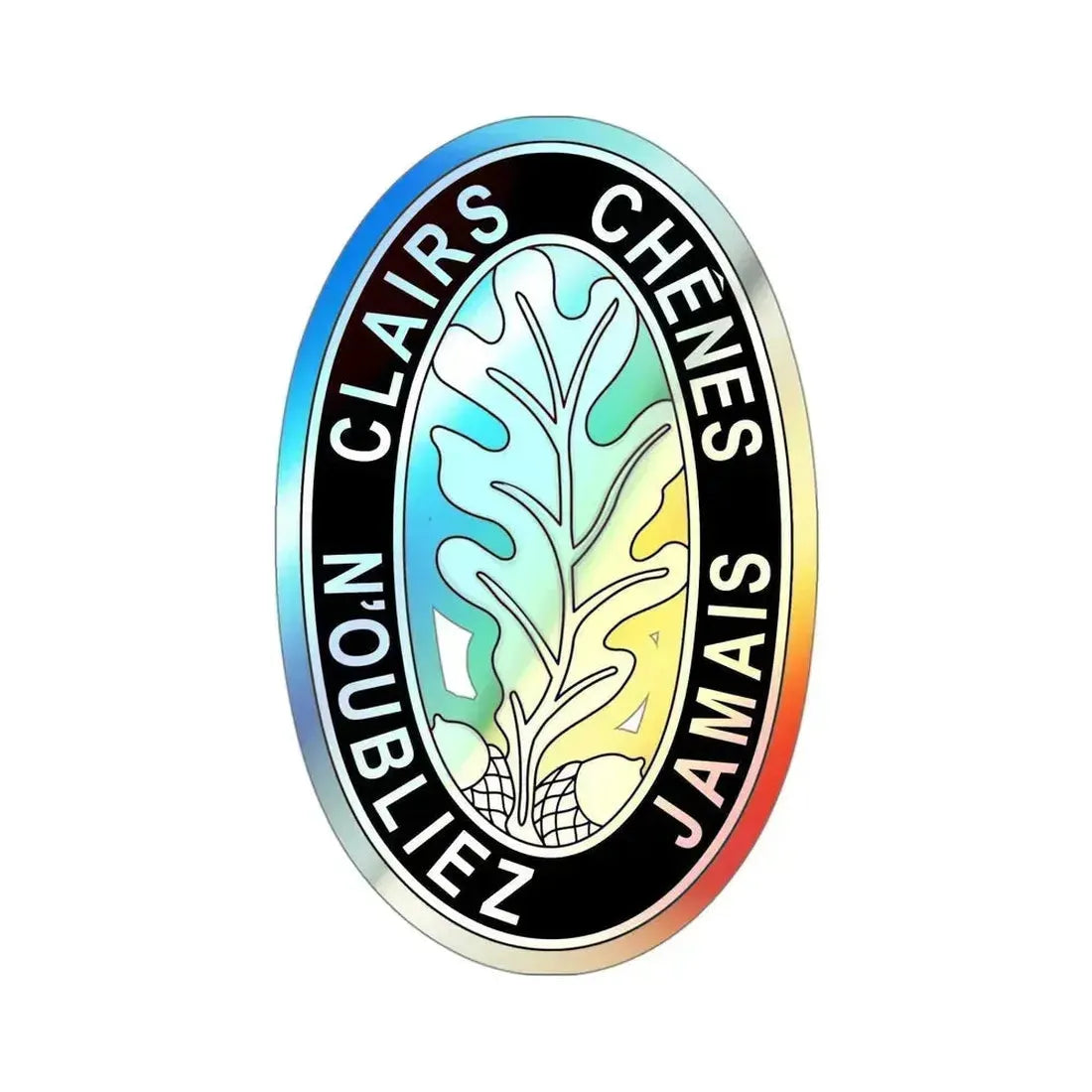 6 Engineer Battalion (U.S. Army) Holographic STICKER Die-Cut Vinyl Decal 4 Inch Holographic - The Sticker Space