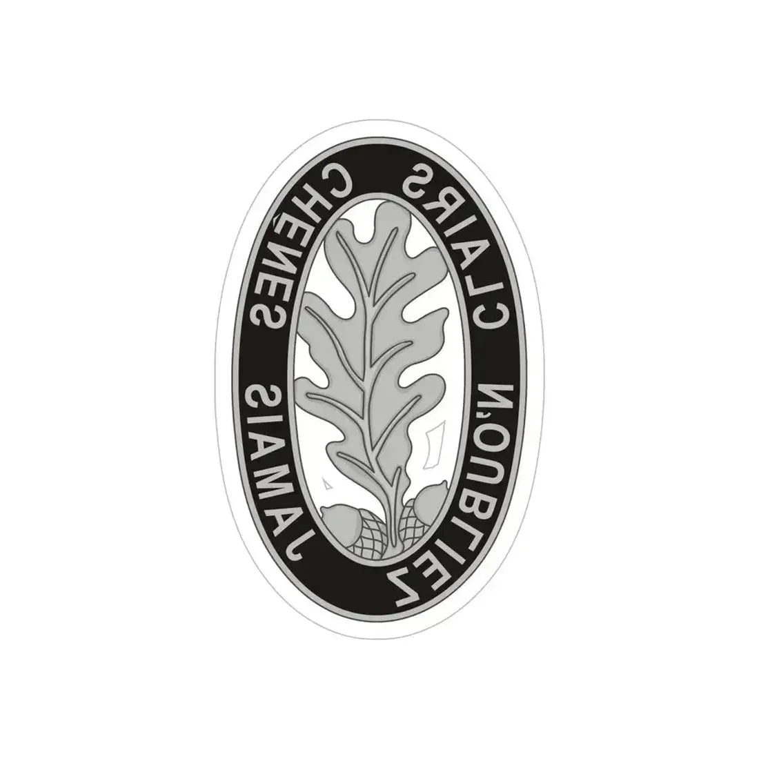 6 Engineer Battalion (U.S. Army) REVERSE PRINT Transparent Die-Cut STICKER 6 Inch Die-Cut Transparent - The Sticker Space