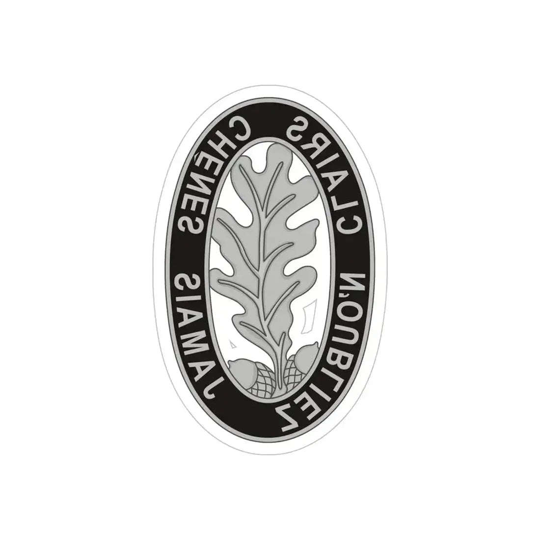 6 Engineer Battalion (U.S. Army) REVERSE PRINT Transparent Die-Cut STICKER - The Sticker Space