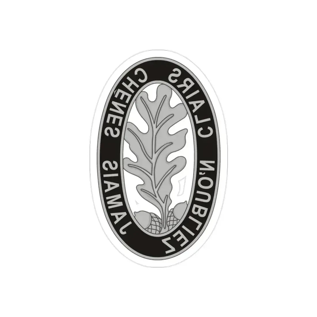 6 Engineer Battalion (U.S. Army) REVERSE PRINT Transparent Die-Cut STICKER - The Sticker Space