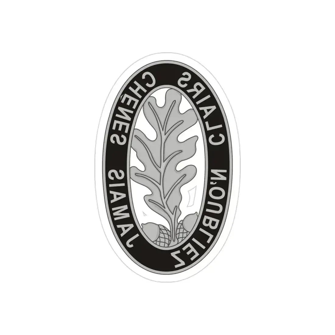 6 Engineer Battalion (U.S. Army) REVERSE PRINT Transparent Die-Cut STICKER - The Sticker Space