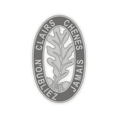 6 Engineer Battalion (U.S. Army) STICKER Vinyl Kiss-Cut Decal 4 Inch Transparent - The Sticker Space